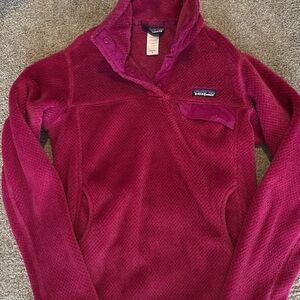 Patagonia Women's Fleece Pullover - Burgundy